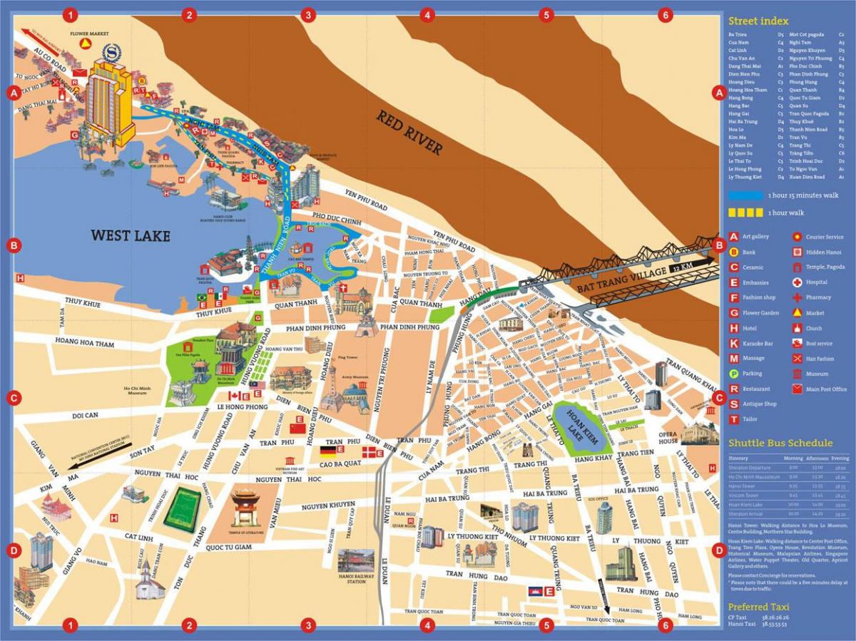 Mapa hanoi argi gorria auzoan