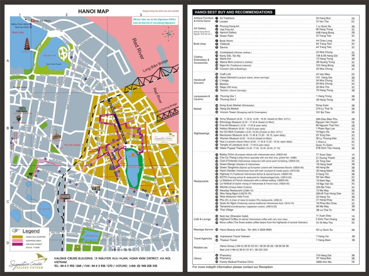 mapa zaharreko hanoi vietnam